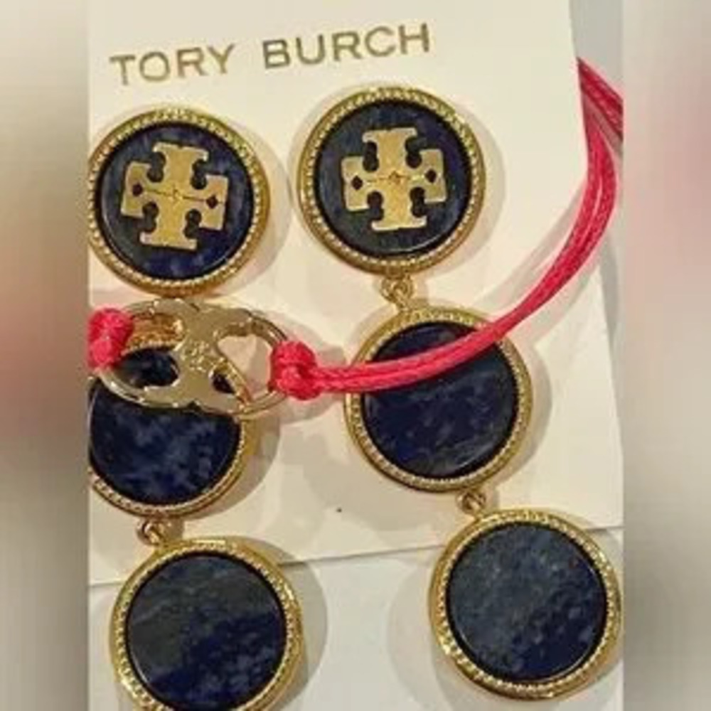 TORY BURCH EARRINGS AND BRACELETS